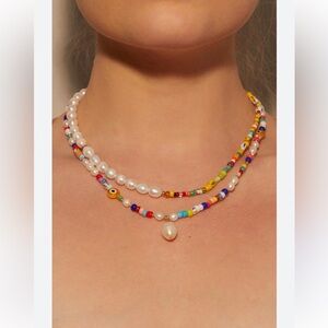 🆕 PETIT MOMENTS BEADED PEARL DROP NECKLACE